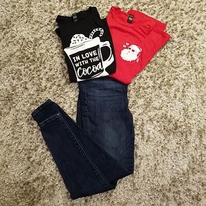 Bundle of 2 holiday tees